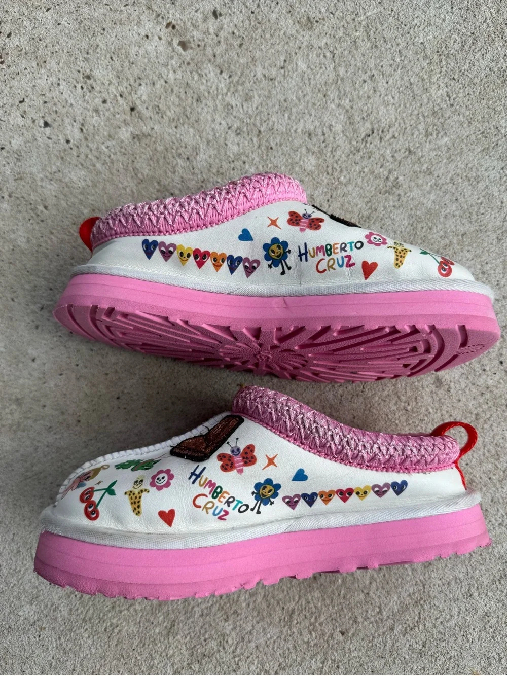 UGG Tazz pink Sketch shoes Humberto Cruz,‎ Size 13